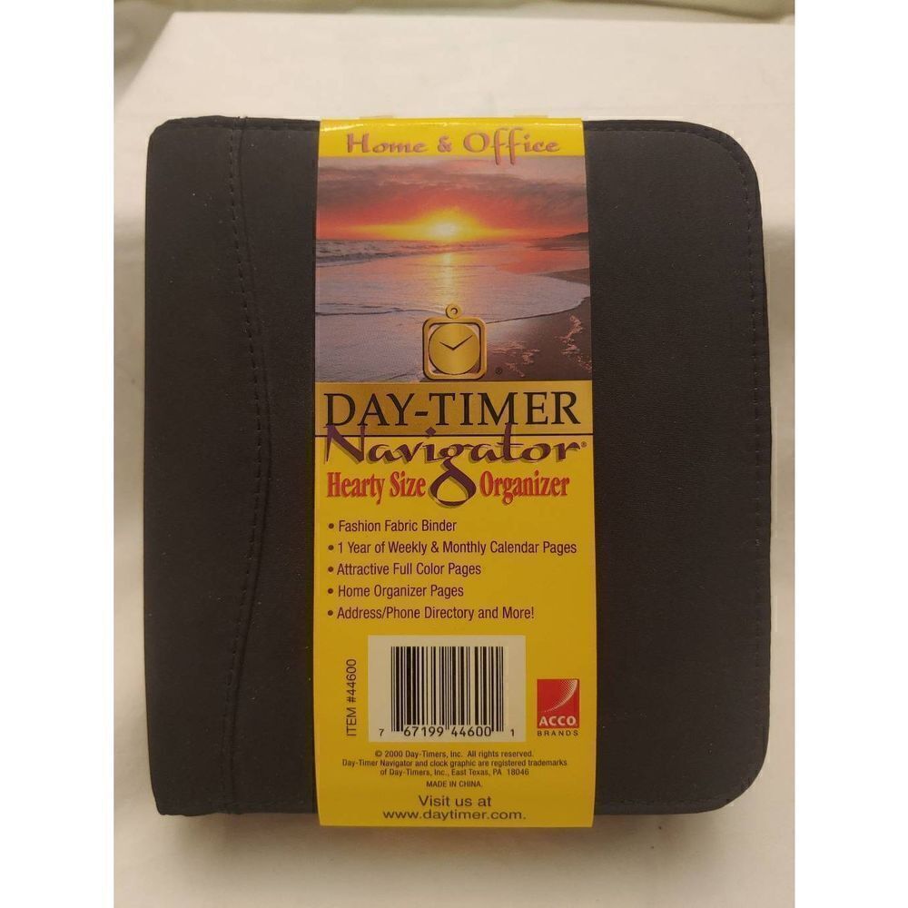 Day-Timer Navigator Fabric Binder Organizer
